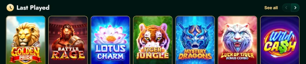 Winthrone casino games