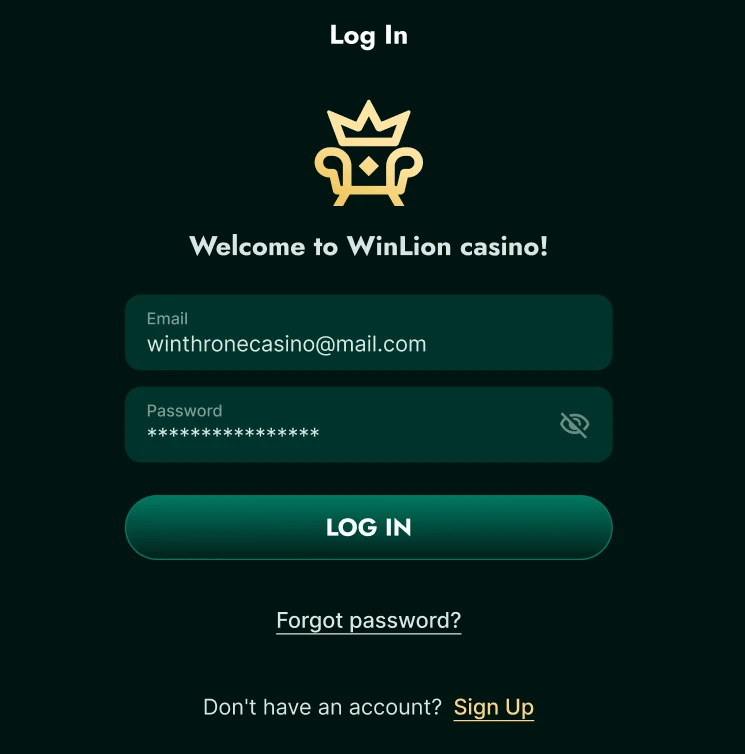 Winthrone login